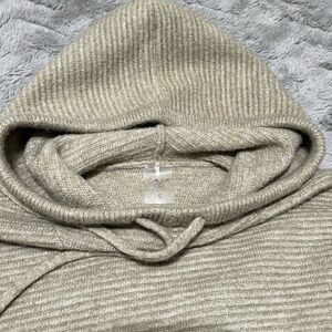 Calia Ribbed hooded sweatshirt